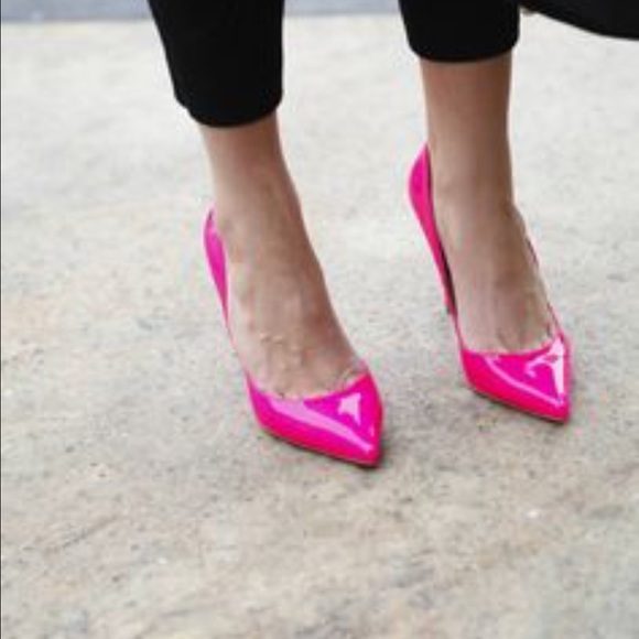 INC HOT PINK PUMPS