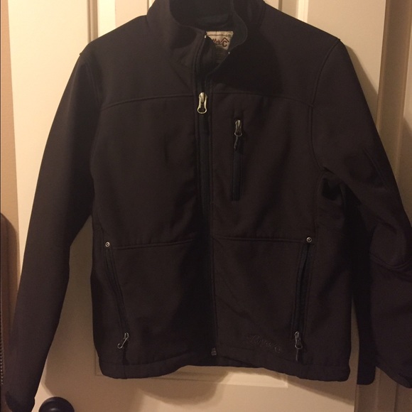 RAFTER C BOYS BROWN BONDED JACKET