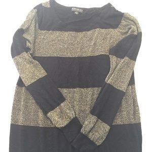 Black and gold women's sweater