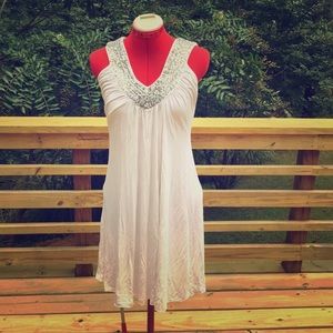 White cotton dress