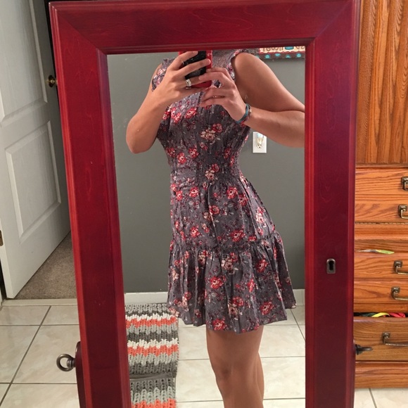 Boho floral free people style dress