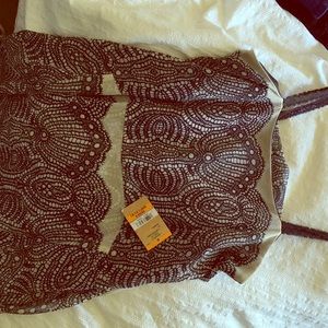 Rachel Roy lace tiered dress