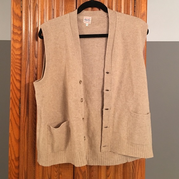 Vintage boho 100% cashmere vest