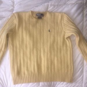 Ralph Lauren yellow vintage sweater