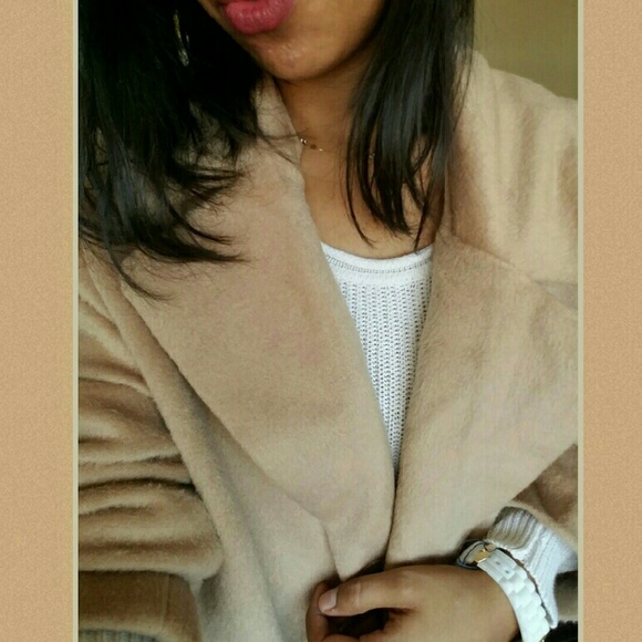 🎁LAST ONE🎁OVERSIZED CAMEL TRENCH COAT - Picture 4 of 4