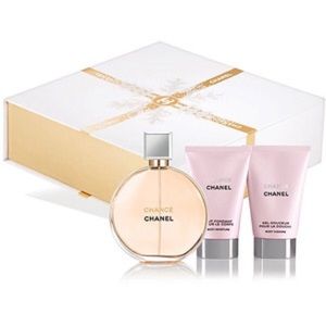 CHANEL - Chance set: perfume, body lotion, wash