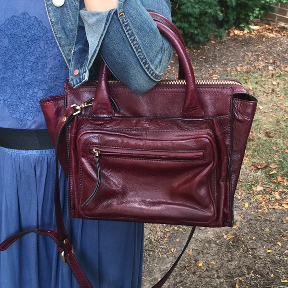 ZARA Leather City Bag