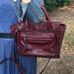 ZARA Leather City Bag