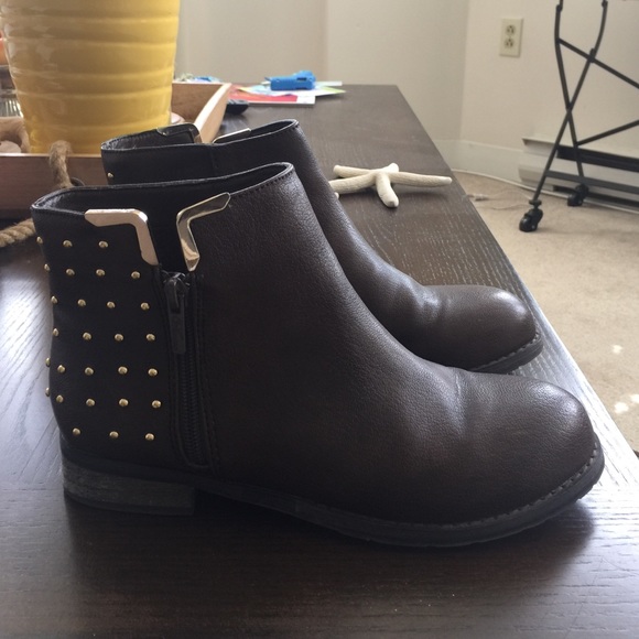 Wanted Brown Ankle Boots
