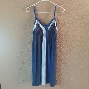 Blue wave dress