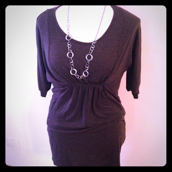 Chocolate tunic or dress medium