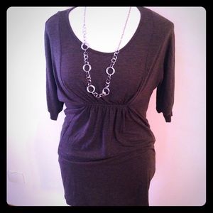 Chocolate tunic or dress medium