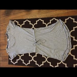 Splendid Striped blue and white dress.