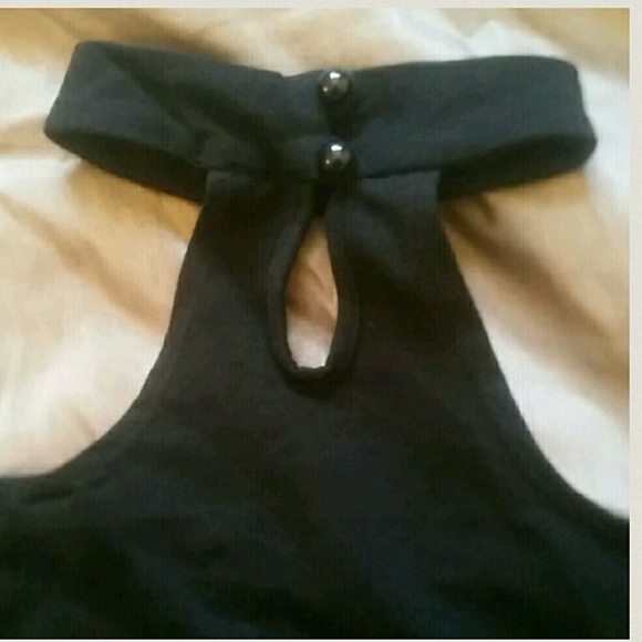 🍭BOGO🍭《 LAST ONE 》BLACK CHOKER TOP - Picture 4 of 4