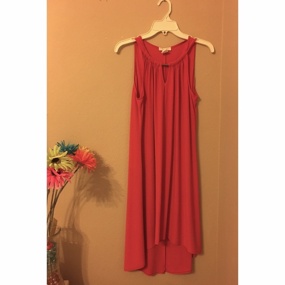 Red Prelude dress.