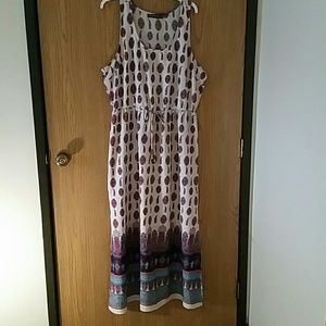 Cream/Paisley Design dress
