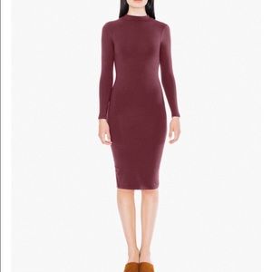 Burgundy Ryder mini dress.