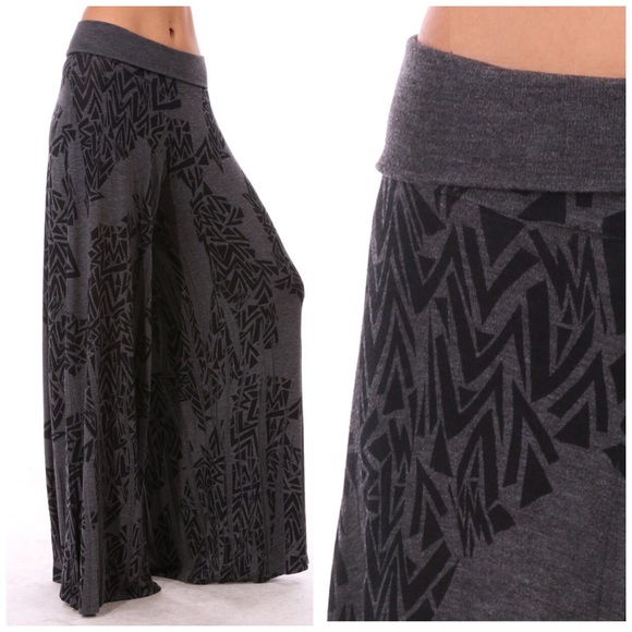 ✳️SALE✳️Boho Wide Leg Palazzo Pants - Picture 2 of 3