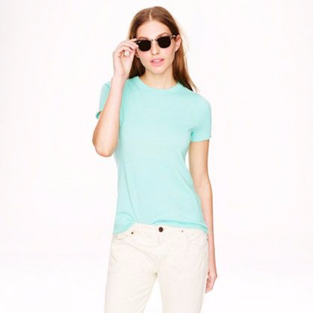 *FINAL SALE* J.crew mint cashmere shirt