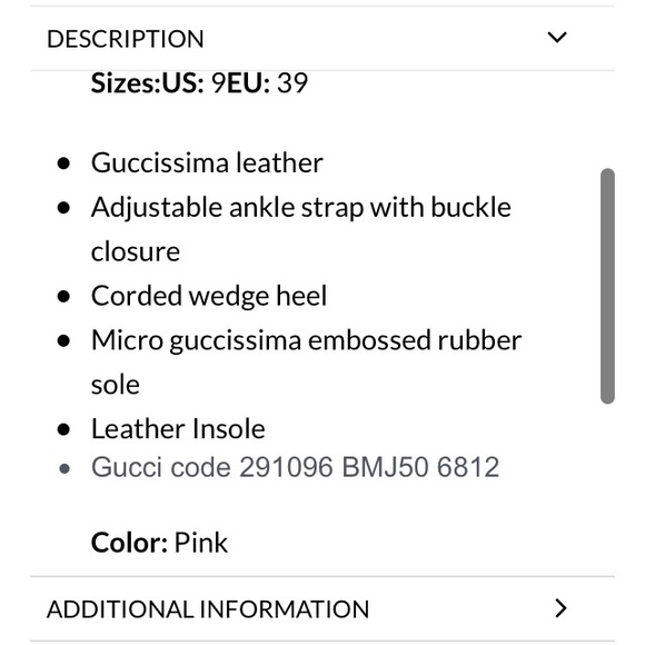 Gucci Guccisima Leather Espadrille - Picture 2 of 2