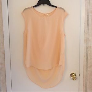 Light pink chiffon top