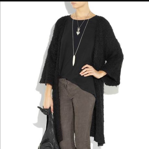 L'AGENCE - Shaggy knit cardigan