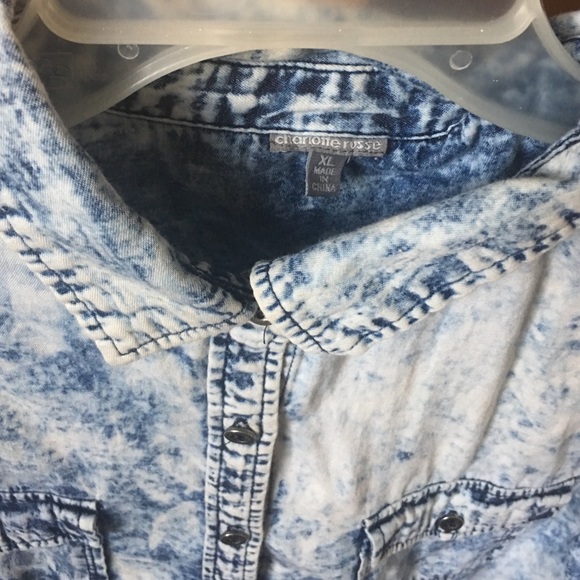 Bleached style long sleeve shirt - Picture 2 of 4