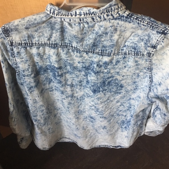 Bleached style long sleeve shirt - Picture 4 of 4