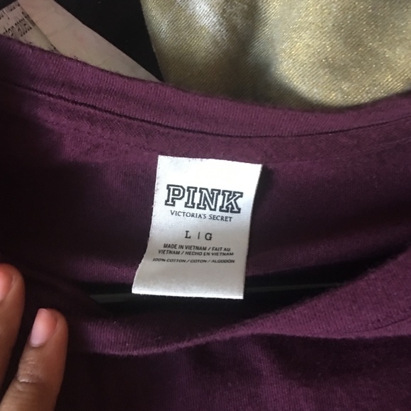 Love Pink maroon sweater - Picture 3 of 4