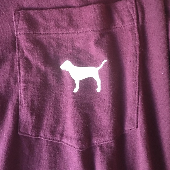 Love Pink maroon sweater - Picture 2 of 4