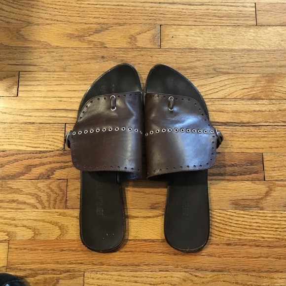 Bruno Frisoni Leather Thong Sandals Italy