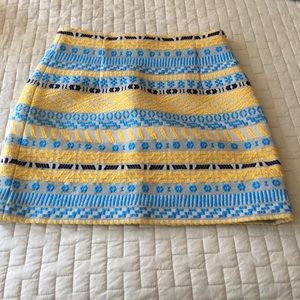 Aztec printed skirt