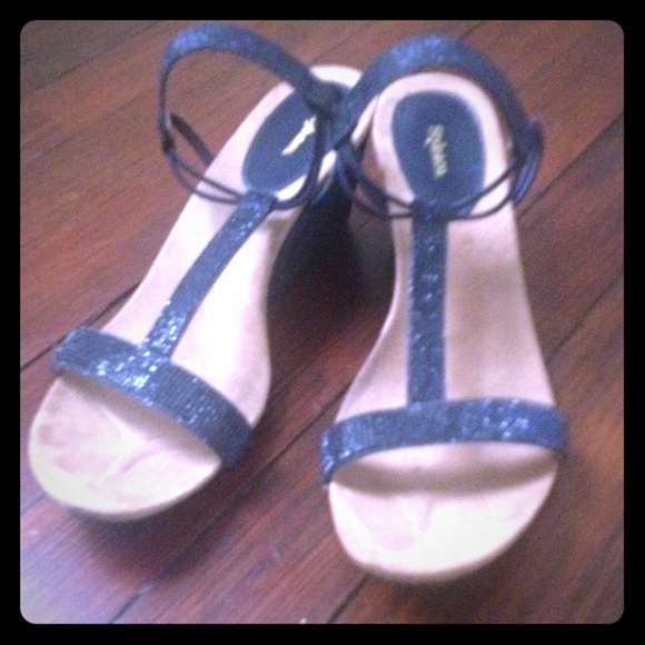 Style & Co Blue Wedges - 9.5