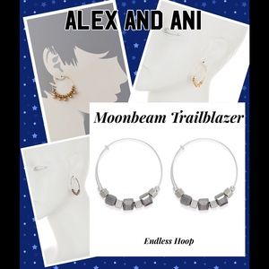 Alex and Ani Endless Hoop Earrings - New w/ Box