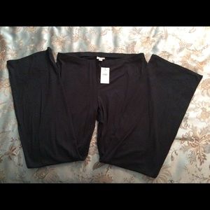 Jjill black travel knit pants