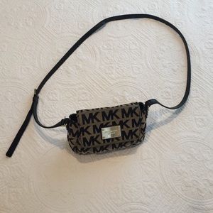 Michael Kors cross body bag MK logo