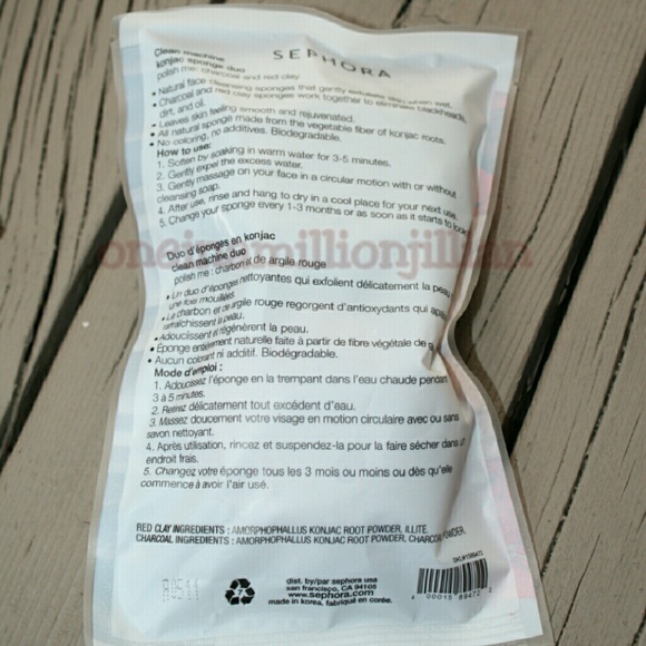 LAST ONE! Sephora Konjac Sponge Duo - Picture 3 of 3