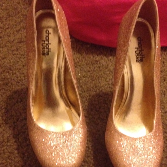 Gold heels