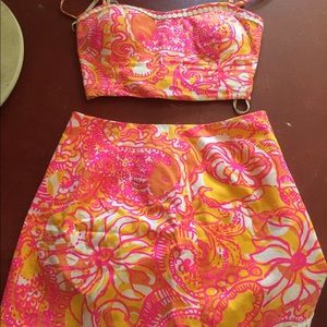 Lilly Pulitzer two piece dress set