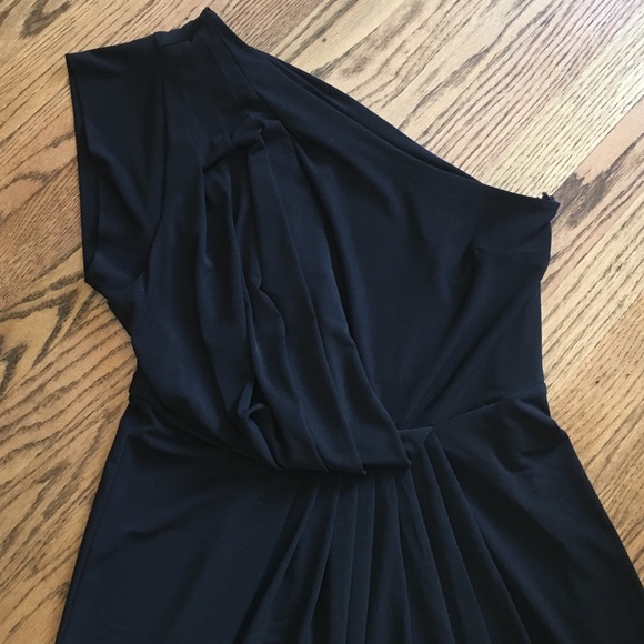 BCBGeneration One-Shoulder Black Dress - Picture 2 of 3