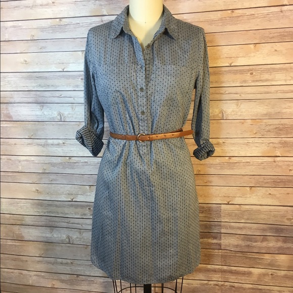 Merona dress long sleeve woven