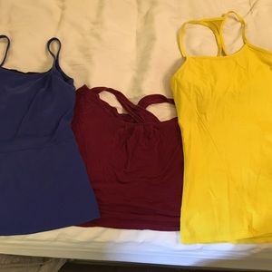 Lot of Pure Barre Work Out Tops Splits 59 & Karma