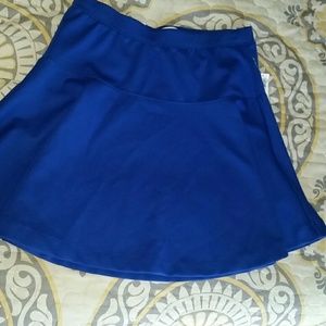 Cobalt blue skater skirt