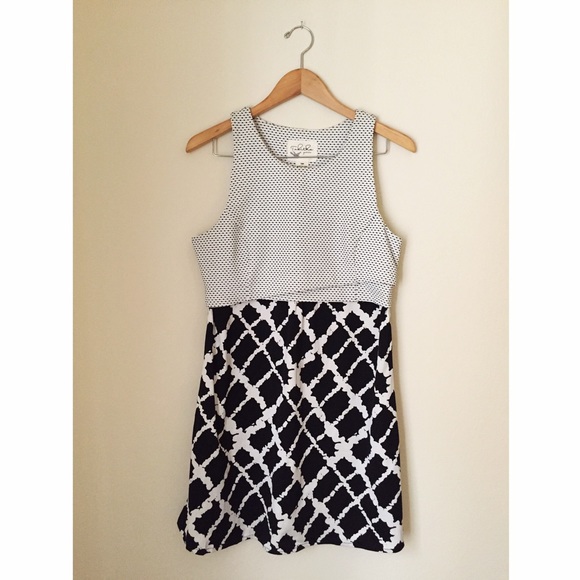 Anthropologie Mixed Print Petite Dress w/ Pockets