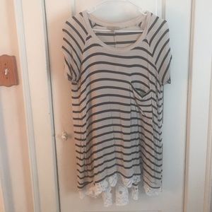 Lace Inset Anthopologie Tunic