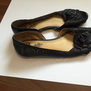 Anthropologie Seychelles black flats size 7.5