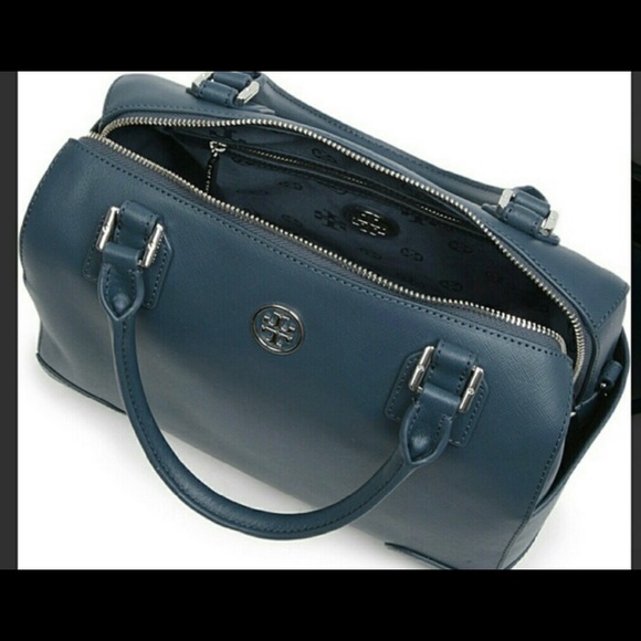 Beautiful Tory Burch Robinson midi Saffiano Sachel