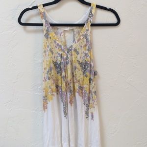 American Eagle Yellow Floral Top