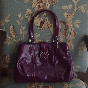 Purple Coach Purse
