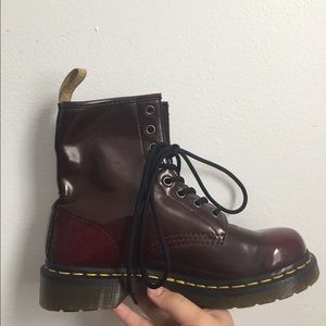 Dark Cherry Red Dr. Martens